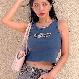 Letter Graphic Tank Top